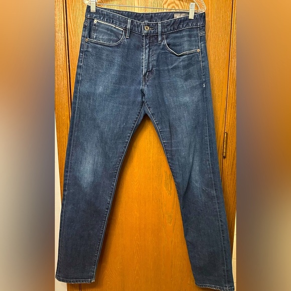 BONOBOS Stretch Selvage Men’s Jeans Medium Blue Wash Size 31x34 - Picture 1 of 9